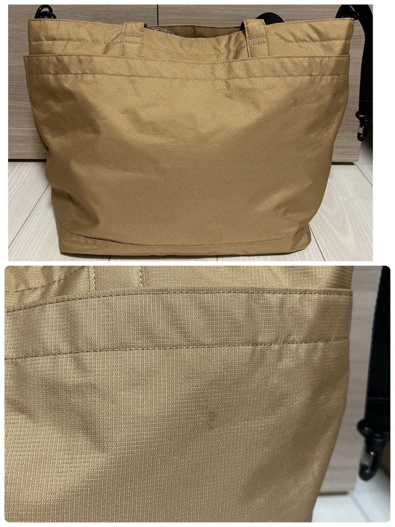 【美品】agnes b. ×アダムエロペ マザーズバッグ ベージュ トートバッグ