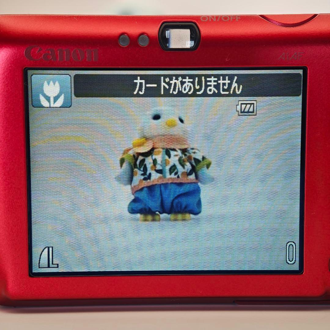 極美品 IXY DIGITAL 210 IS レッド オールドコンデジ