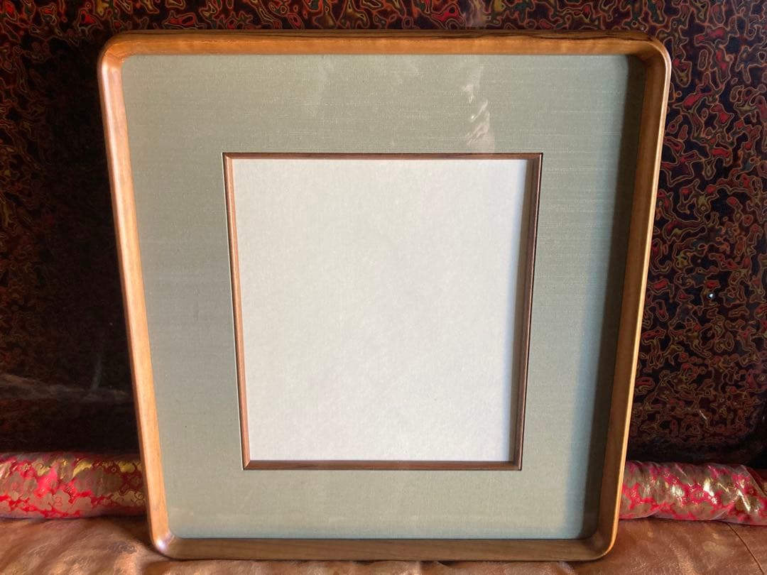 木製 緑色 写真額縁　18個まとめて