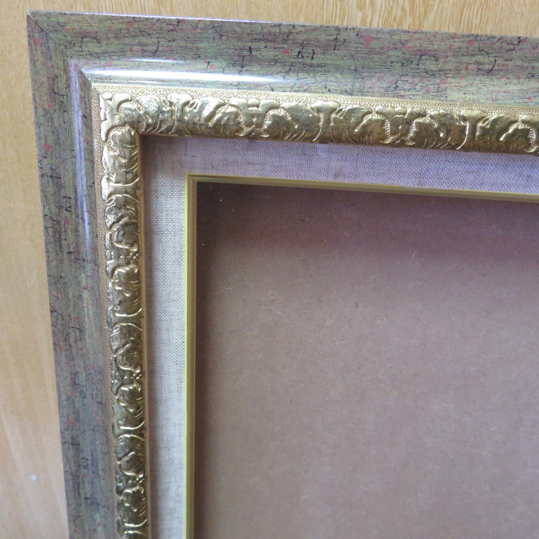 額縁　アクリル　F30　金 　油絵　水彩画