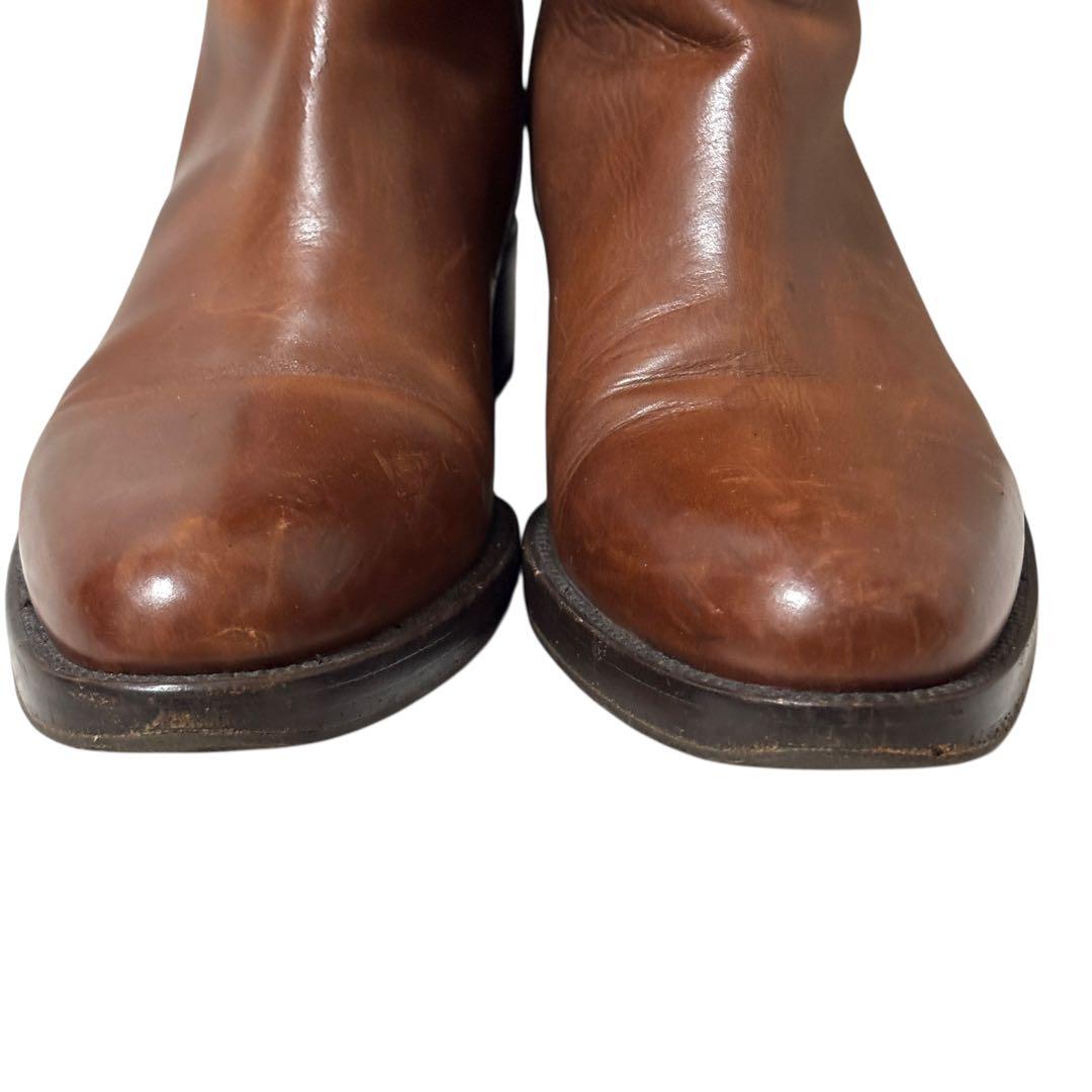 【美品】SARTORE サルトル　バックジップ　ジョッキーブーツ　23.5