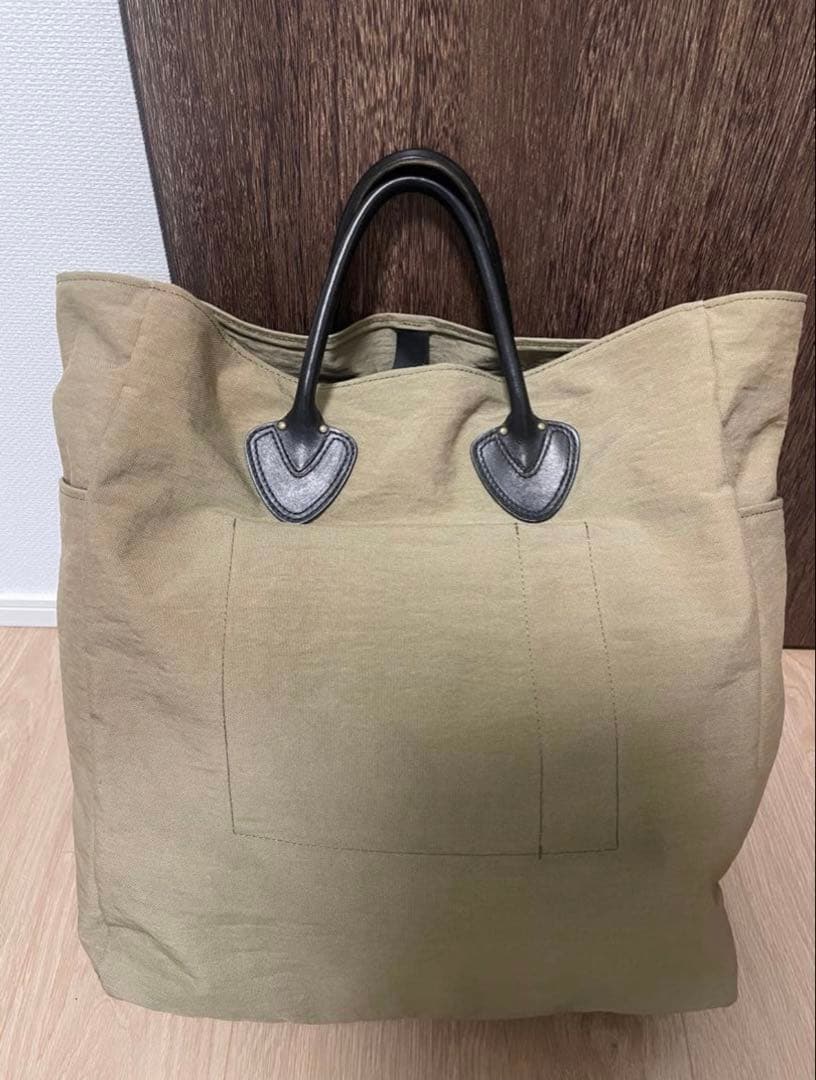 バッグ Ends and Means Leather Handle Tote Bag