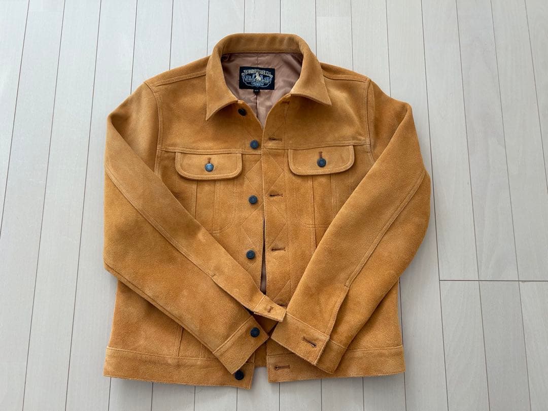 double helix スエードジャケット　ダブルヘリックス　40 レザー