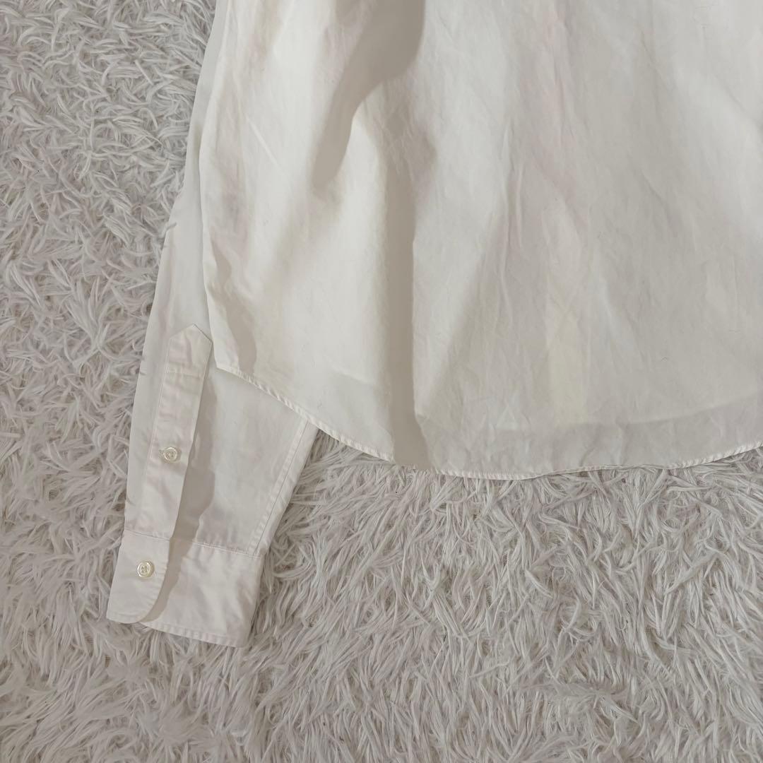 極美品　ザシンゾーン　25SS ショートペックシャツ　クロップド丈　ホワイト