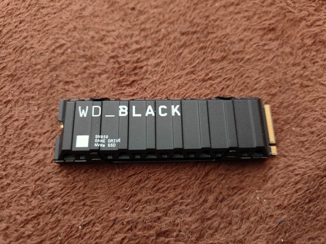 Western Digital SN850 1TB ヒートシンク付