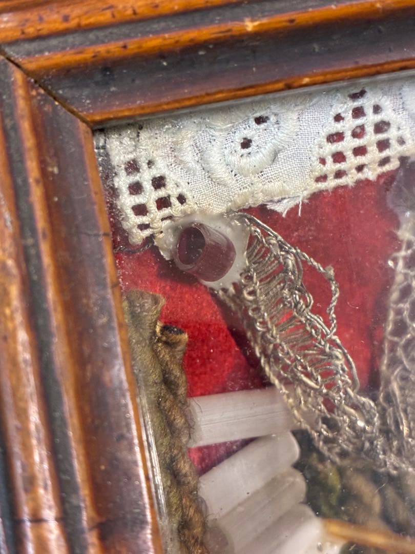 聖遺物 レリクアリー アンティーク装飾フレーム フランス ブロカント 宗教