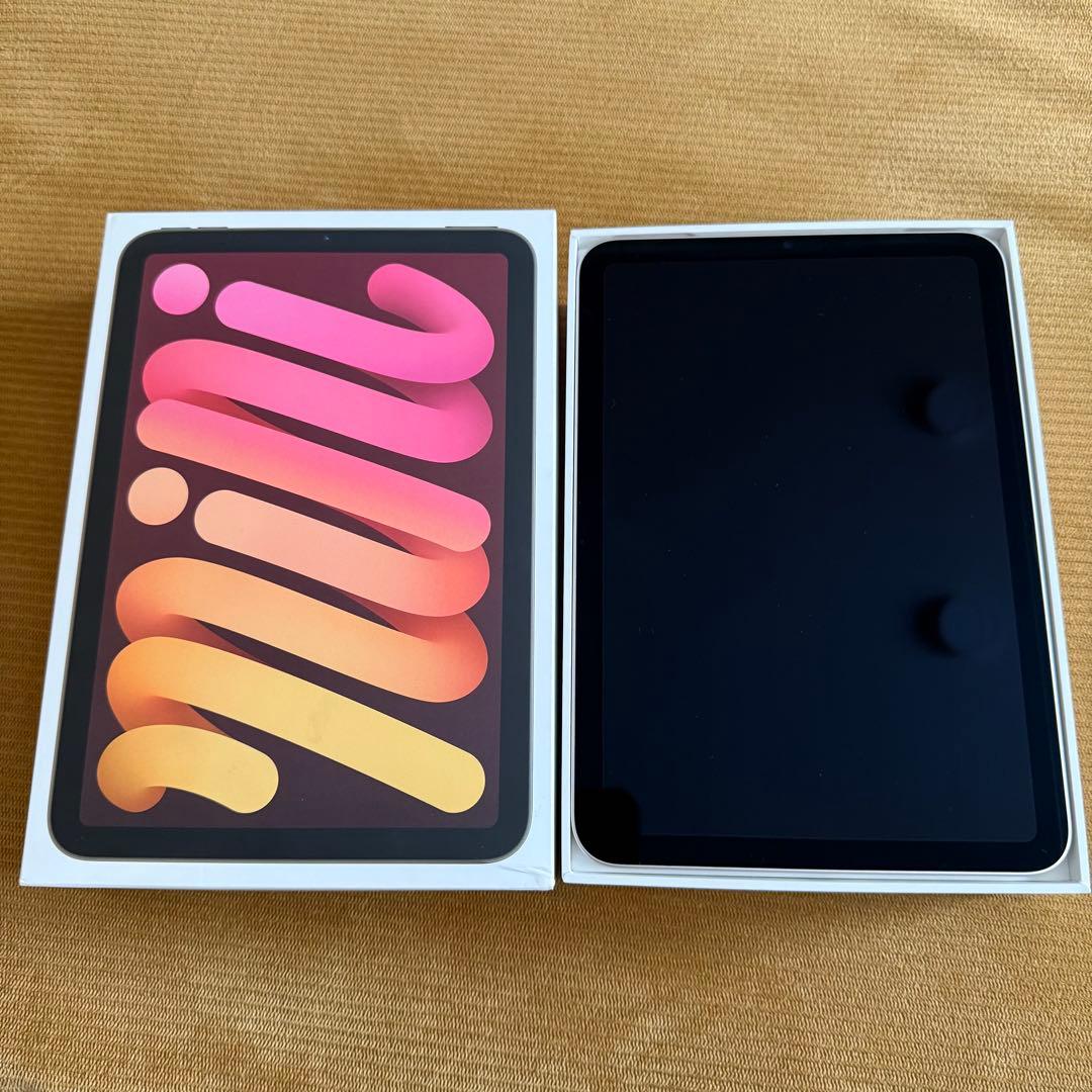 【ほぼ未使用】Apple iPad mini 第7世代　スターライト　128GB