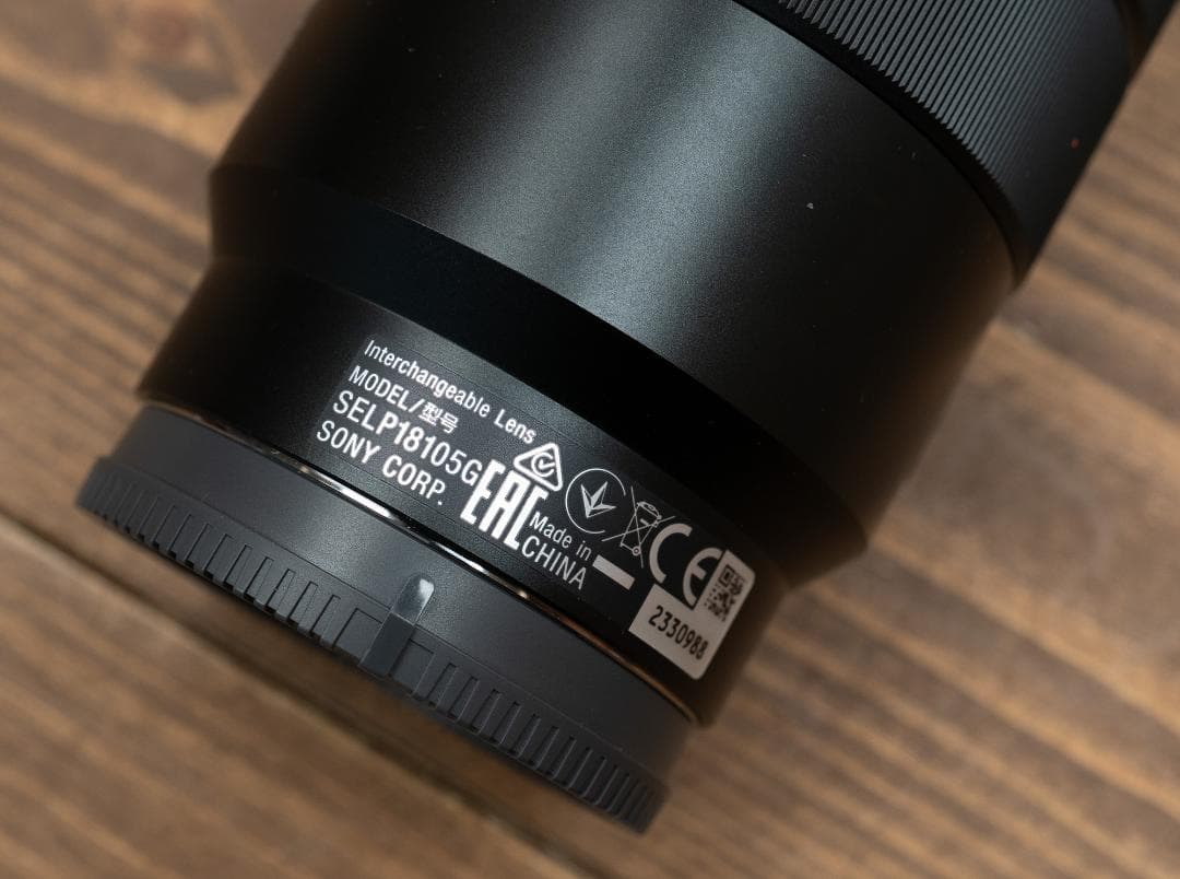 極美品 SONY E PZ18-105mm F4G OSS SELP18105G