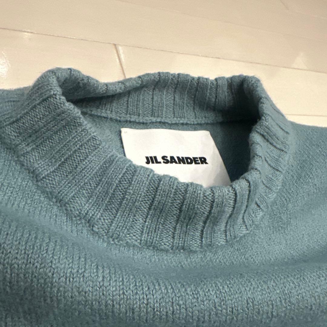 ネ*ロ様 JIL SANDER ライトブルー クルーネックセーター