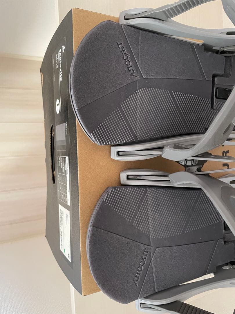 バートンMalavita スノーボード ビンディング Lサイズ グレー