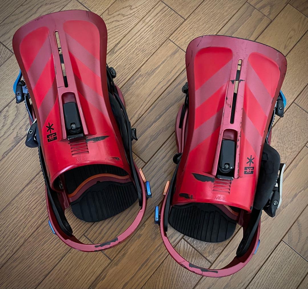 FLUX スノーボード ビンディング /レッド Msize