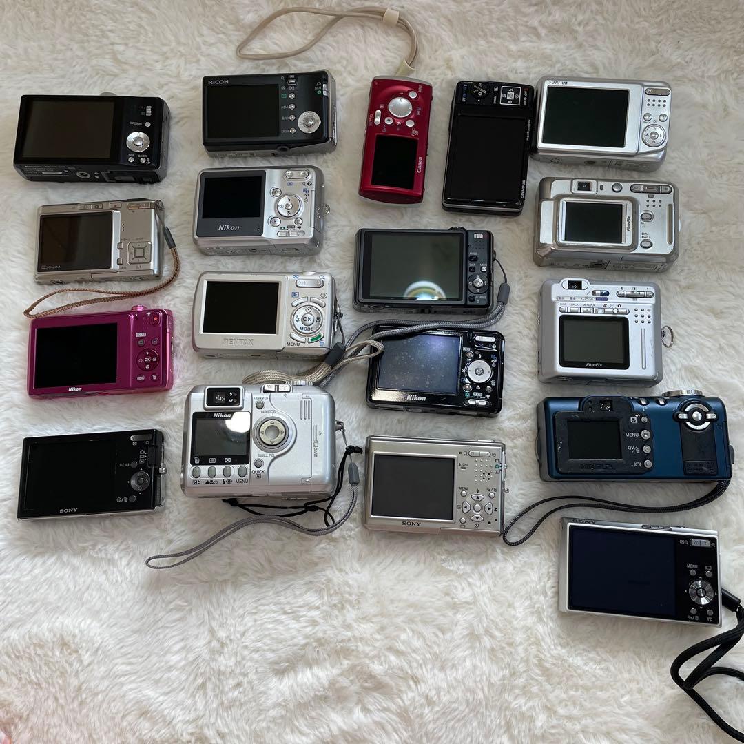 【ジャンク】Nikon Canon OLYMPUS デジタルカメラ　18個まとめ