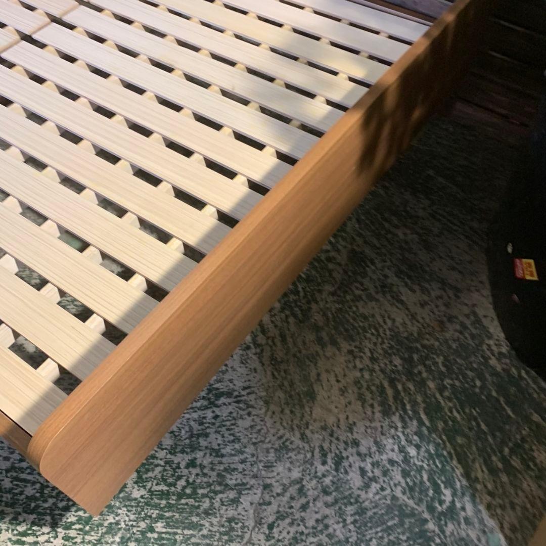 J389\" unico RUKEA ダブルサイズ ベッド フレーム