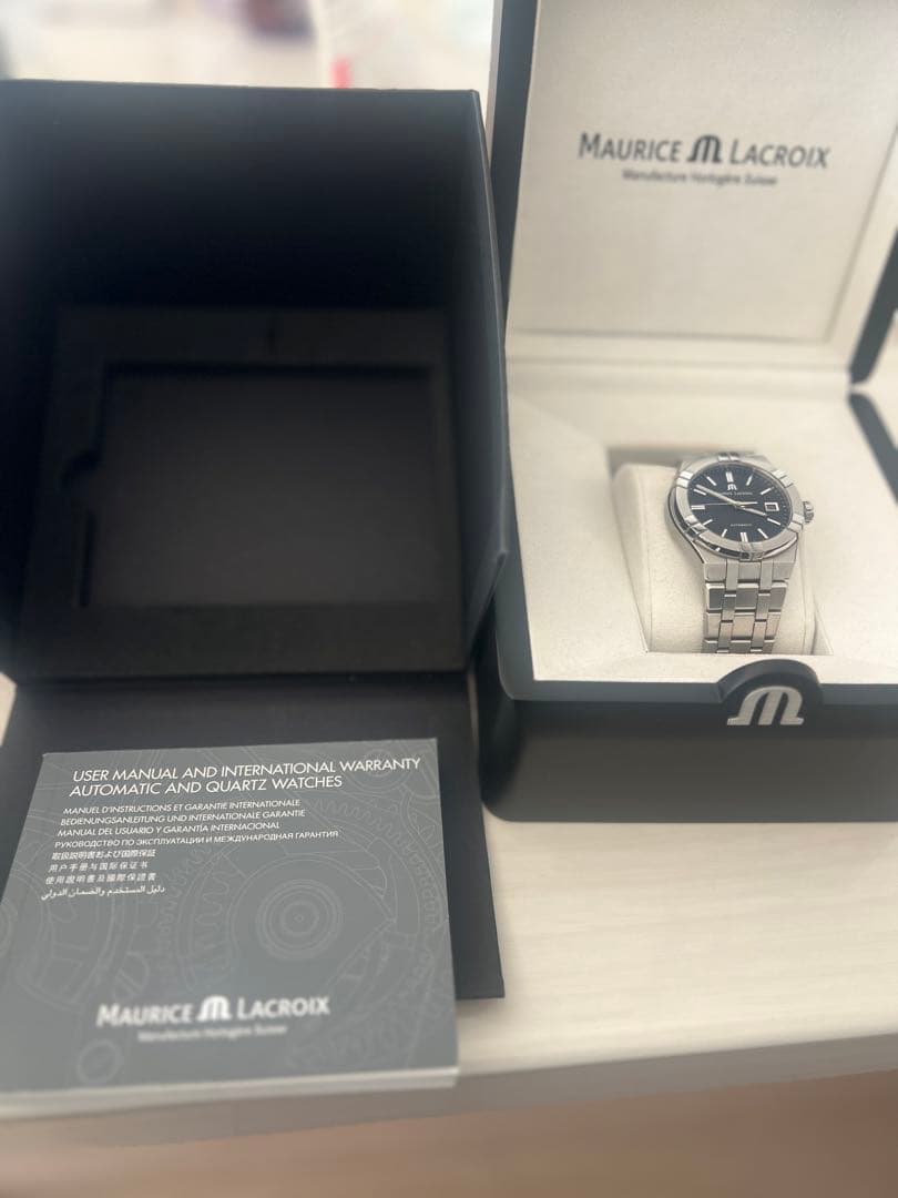 Maurice Lacroix アイコン ブラック39mm