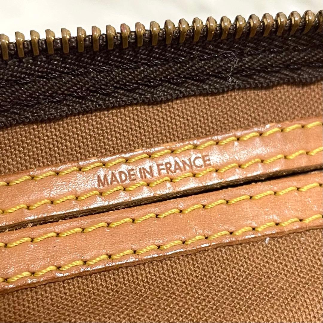 ルイヴィトン　ボストンバッグ　スピーディ40 モノグラム　ブラウン　ヌメ革　廃盤