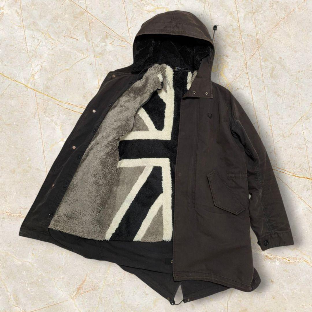 FRED PERRY ユニオンジャックライナーフィッシュテールモッズコートS