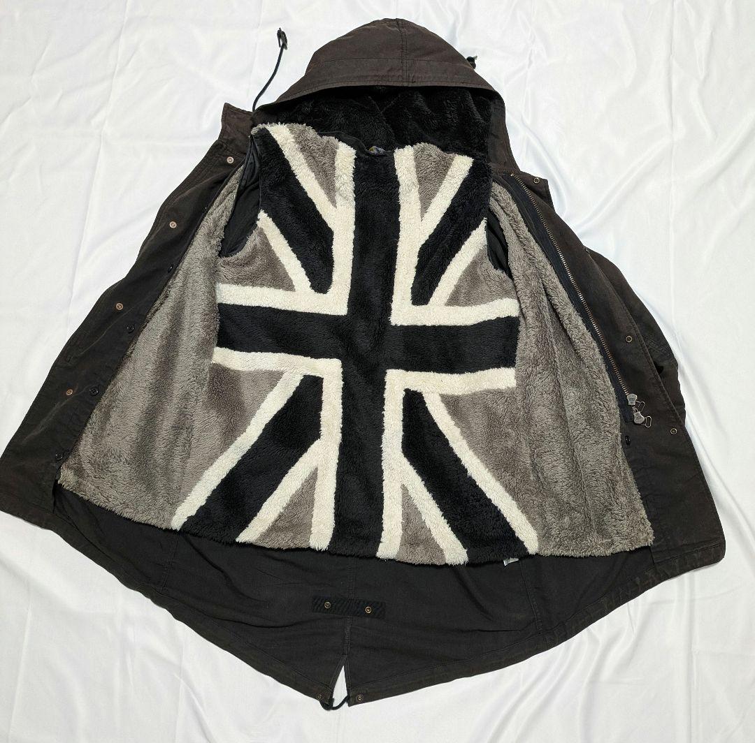 FRED PERRY ユニオンジャックライナーフィッシュテールモッズコートS