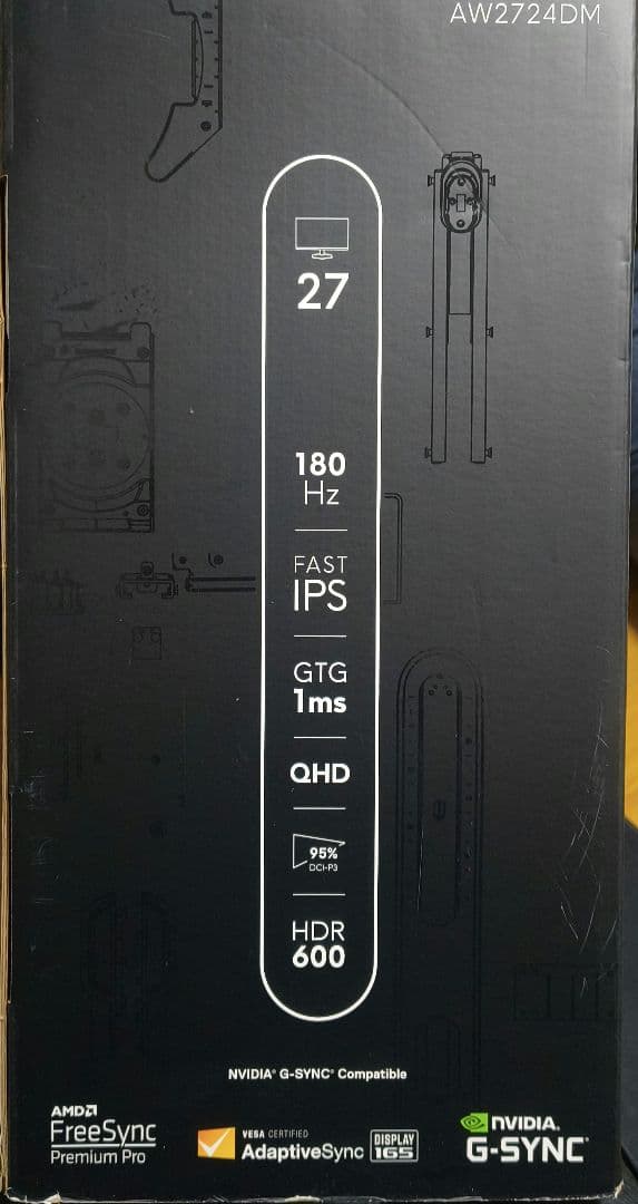 DELL AW2724DM - 27インチWQHDモニター