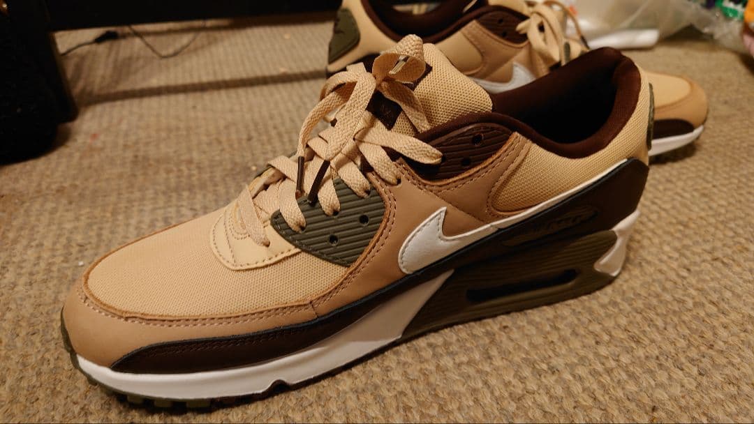レアサイズ【30cm】ナイキ エア マックス 90 \"ヘンプ アース ブラウン\"