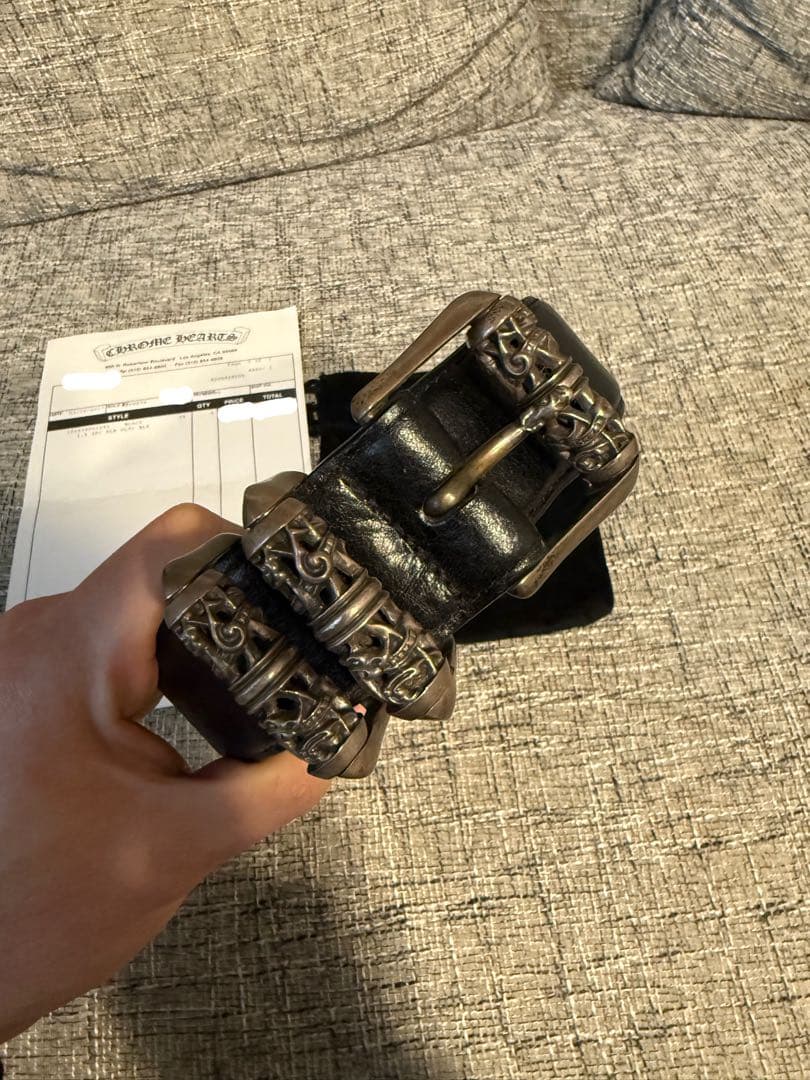 クロムハーツ ケルティックローラーベルト 34インチ 原本付！