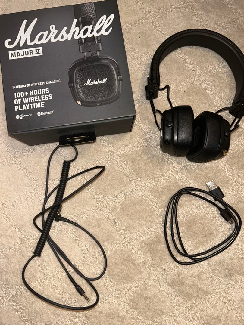 【正規品】Marshall Major V マーシャル　ワイヤレスヘッドホン