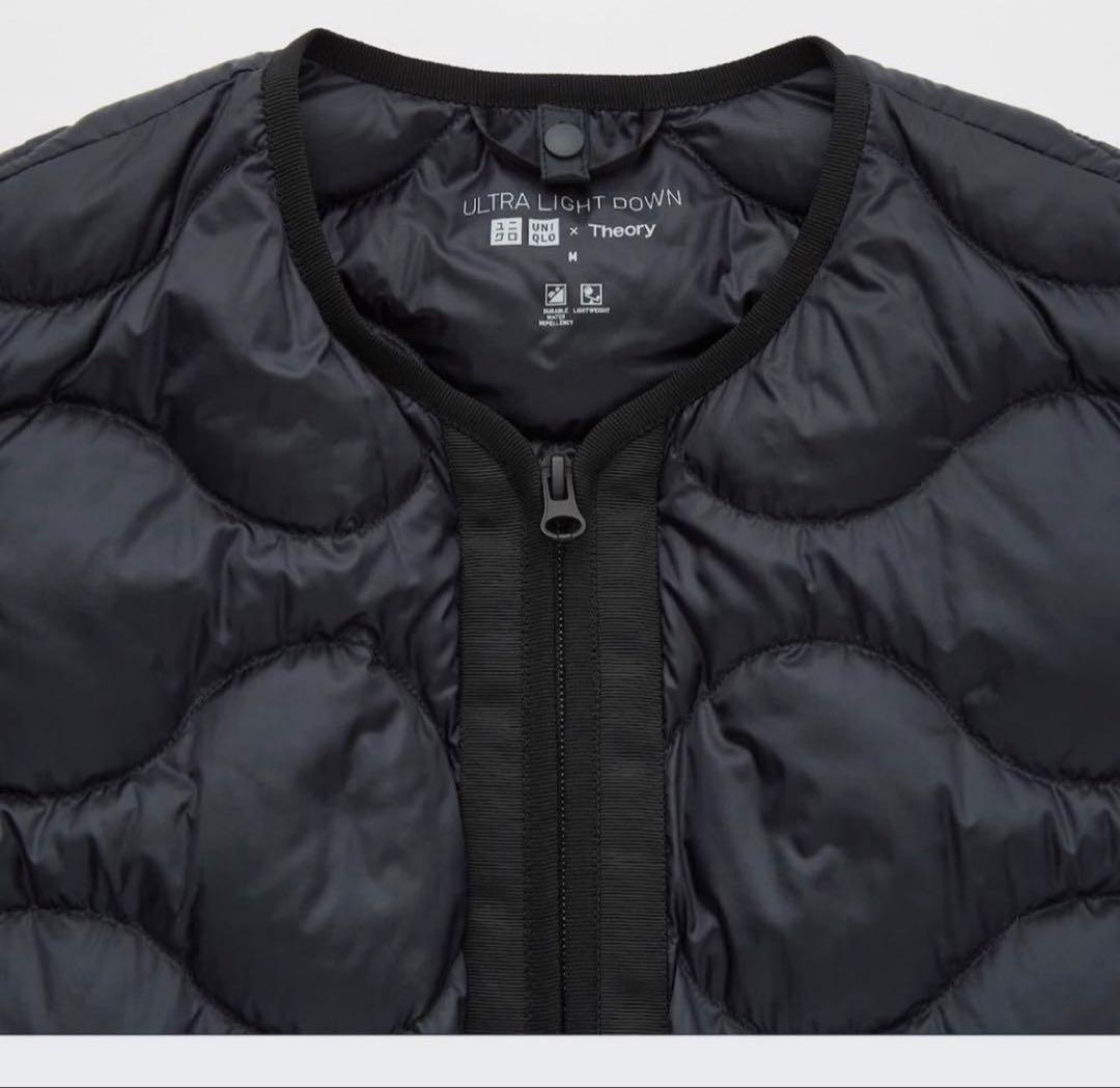 Theory ×ユニクロ　ウルトラライトダウンロングベスト サイズM セオリー
