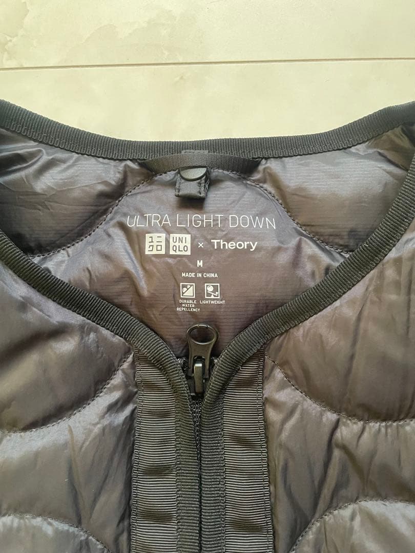 Theory ×ユニクロ　ウルトラライトダウンロングベスト サイズM セオリー