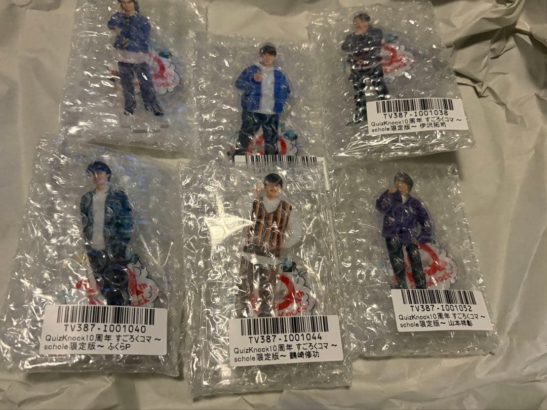 QuizKnock 10周年 すごろくコマ スコレー限定版6種　アクリルスタンド