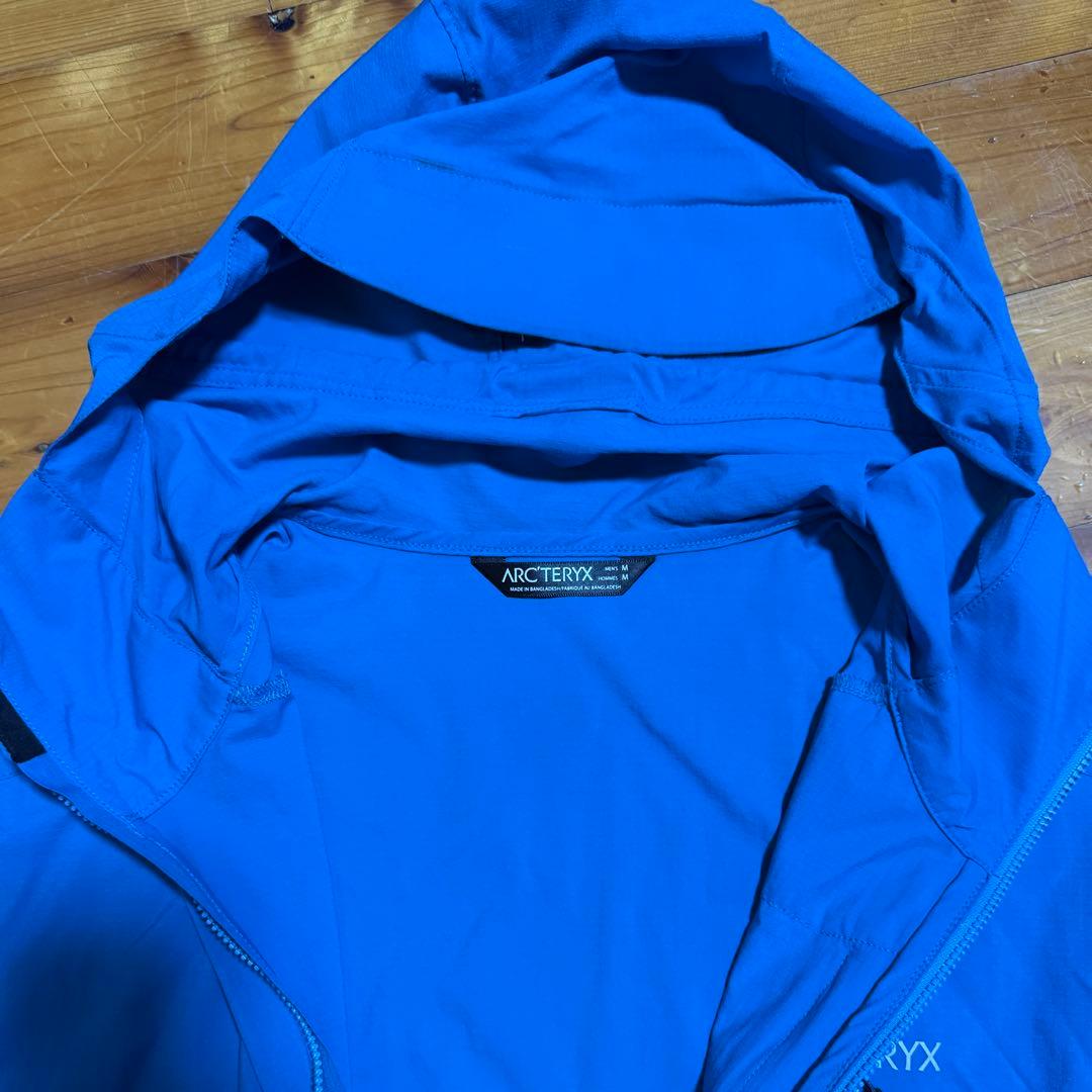 ARC'TERYX フード レインジャケット 青