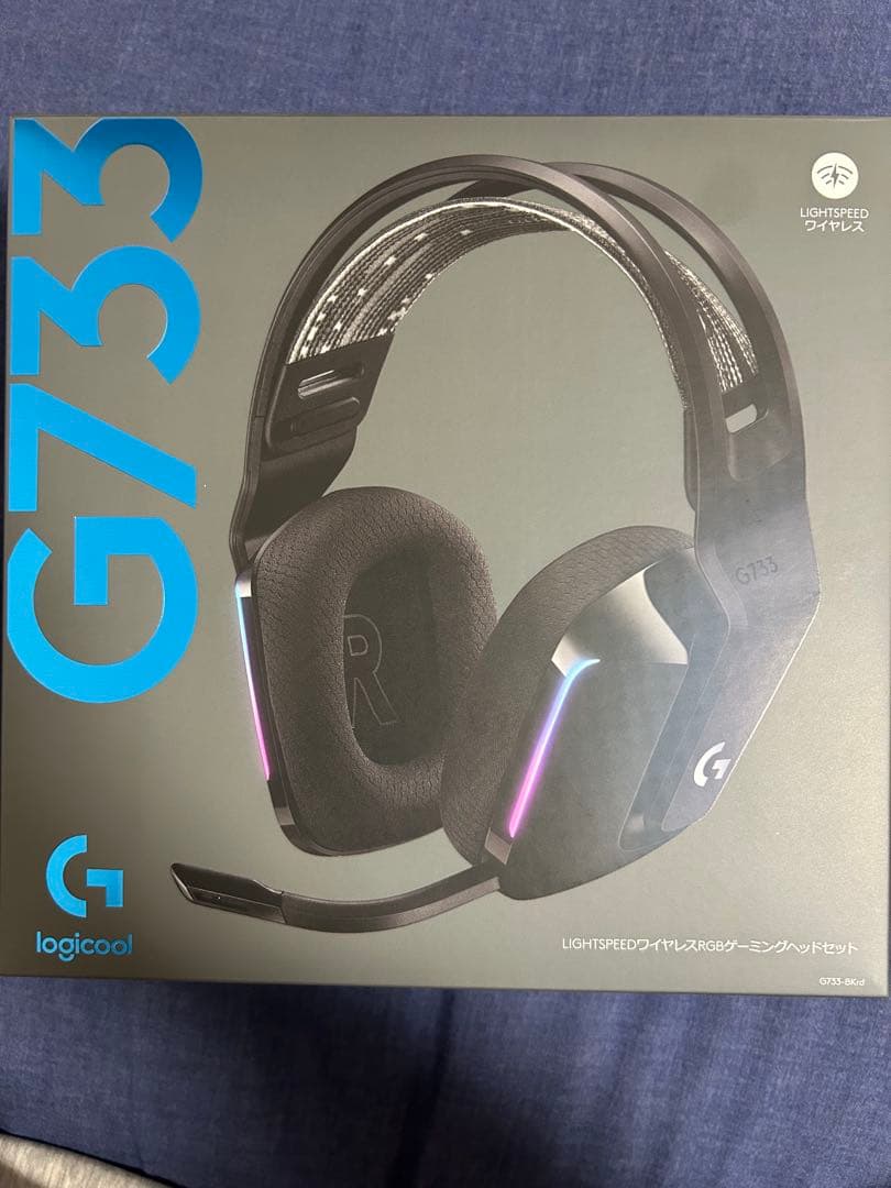 ヘッドホン Logicool G G733-BKrd