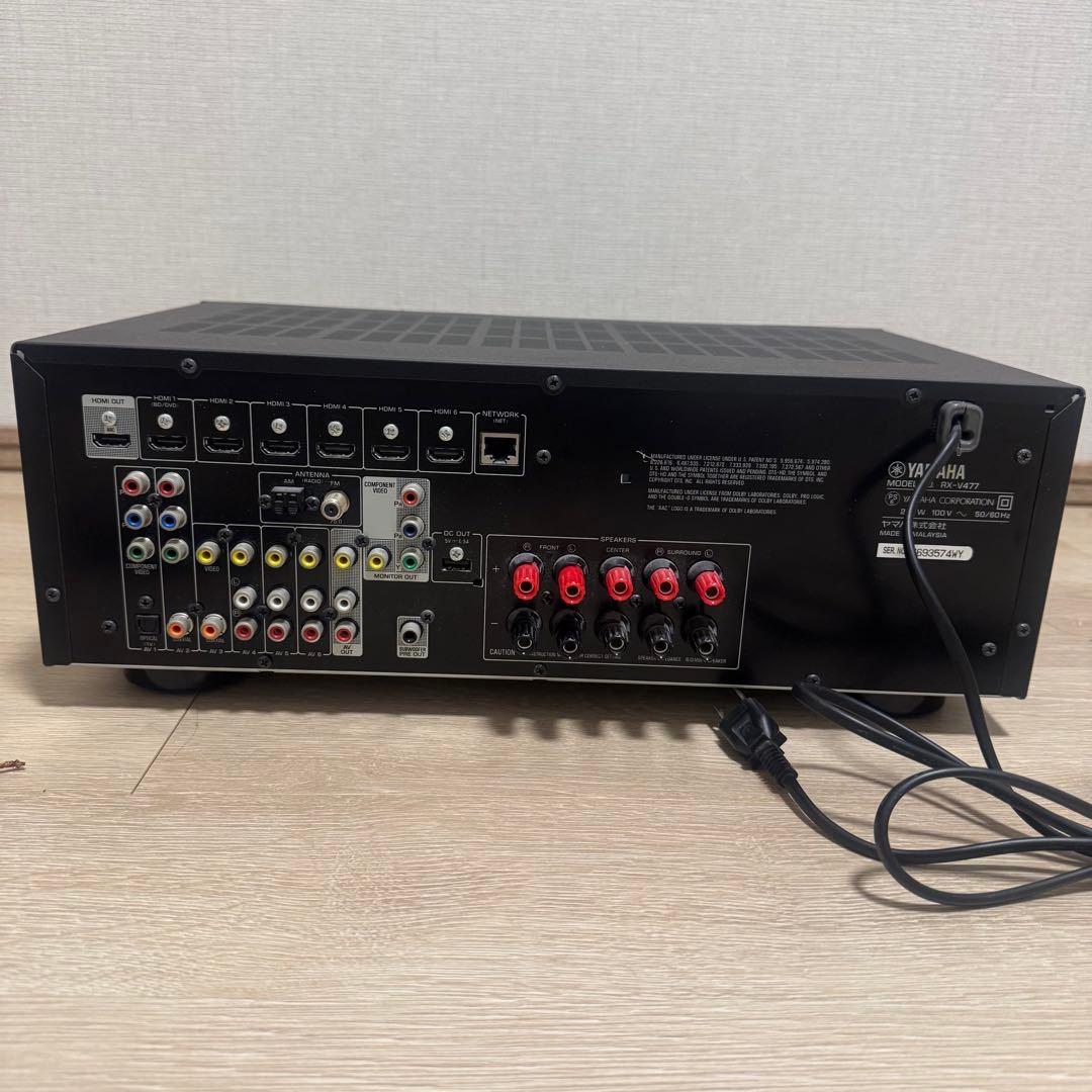 YAMAHA RX-V477 ヤマハ 5.1chAVレシーバー アンプ