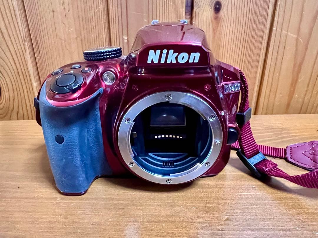 Nikon D3400 デジタル一眼レフ レッド