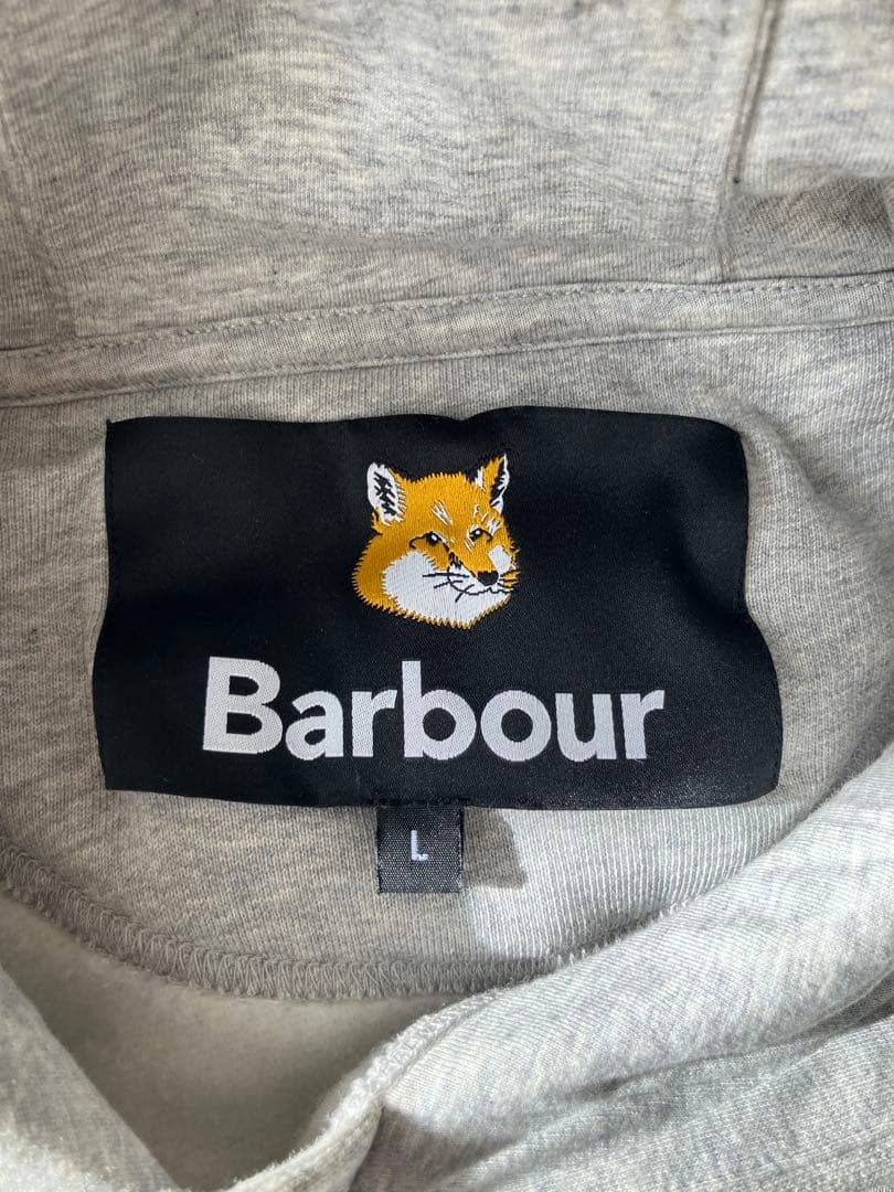トップス BARBOUR X MAISON KITSUNE Fox Head Hoodie