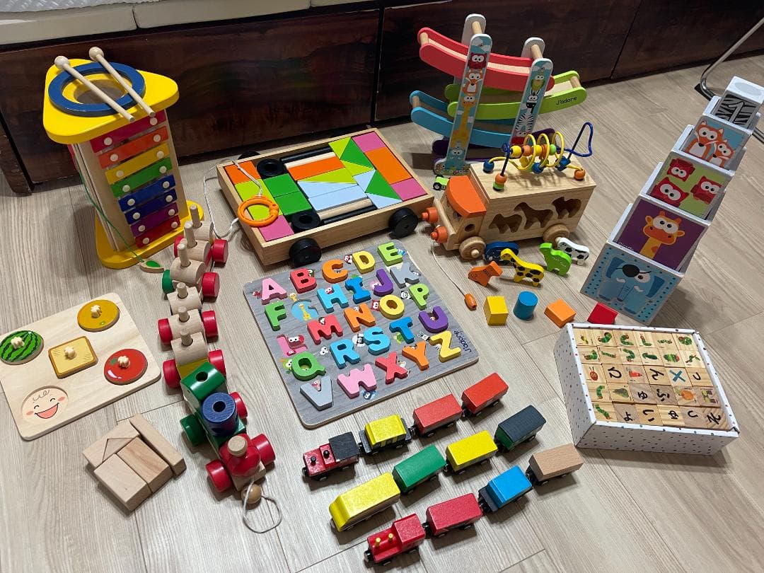 【定価33,827円】木製知育玩具11点セットおもちゃまとめ売り