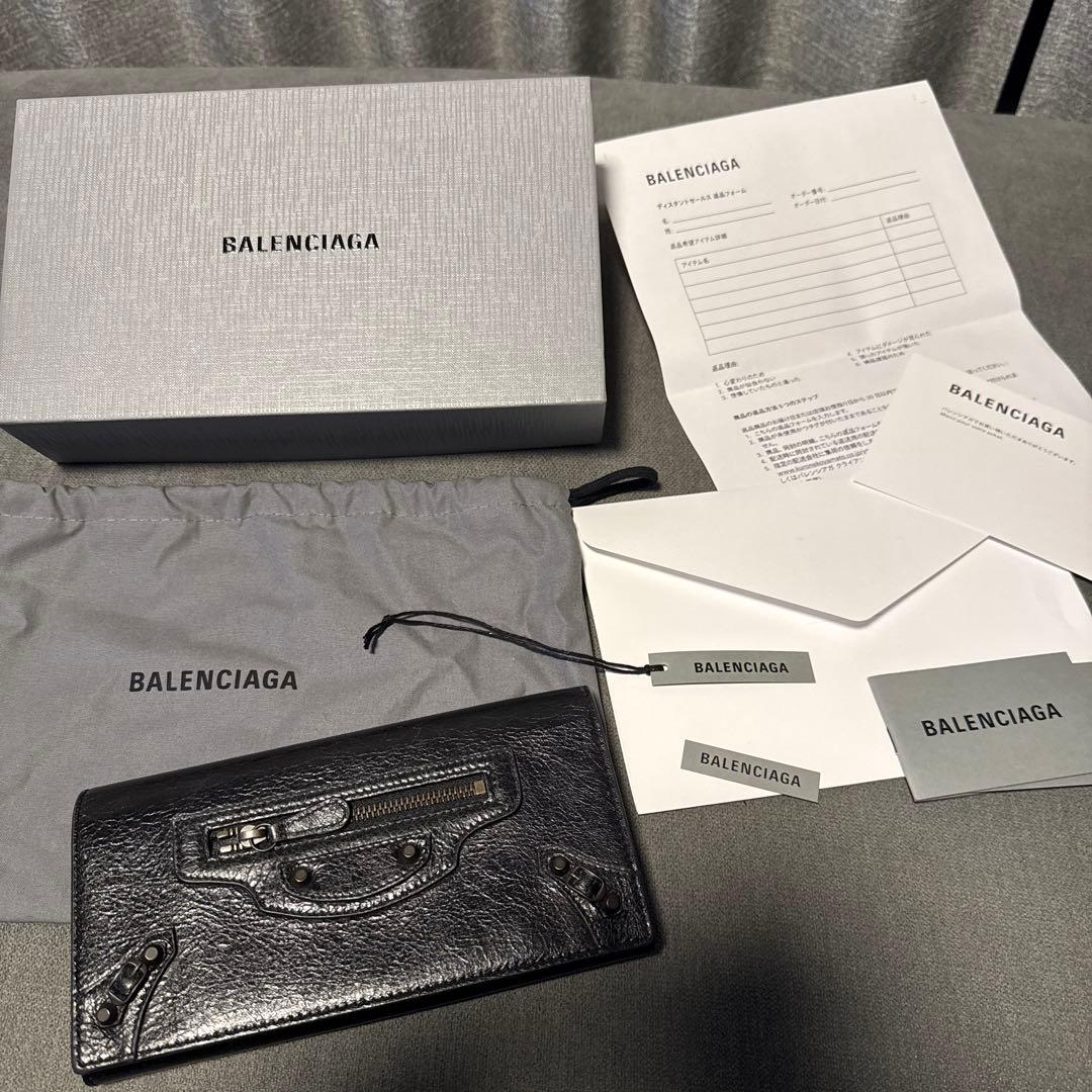 【新品未使用】BALENCIAGA LE CITY マネー ロングウォレット