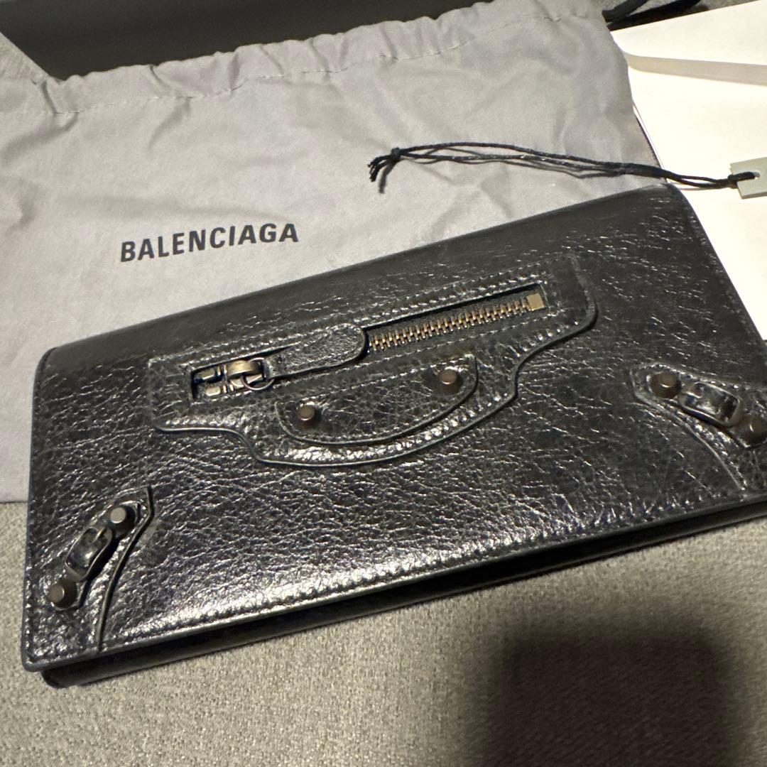 【新品未使用】BALENCIAGA LE CITY マネー ロングウォレット