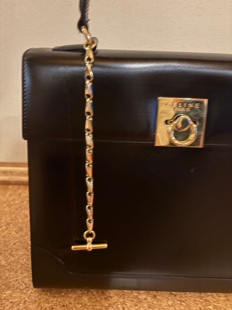 CELINE セリーヌ　ガンチーニ　ハンドバッグ　ヴィンテージ　オールドセリーヌ