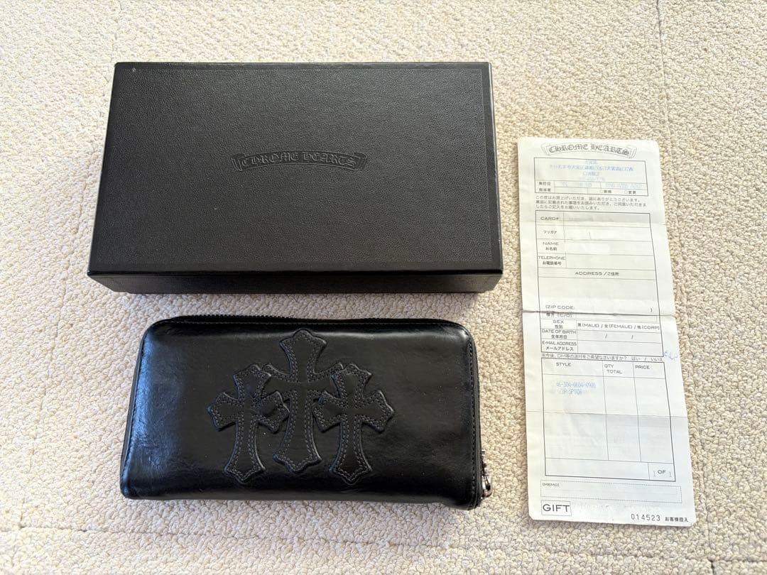 クロムハーツ REC F セメタリークロスパッチウォレット