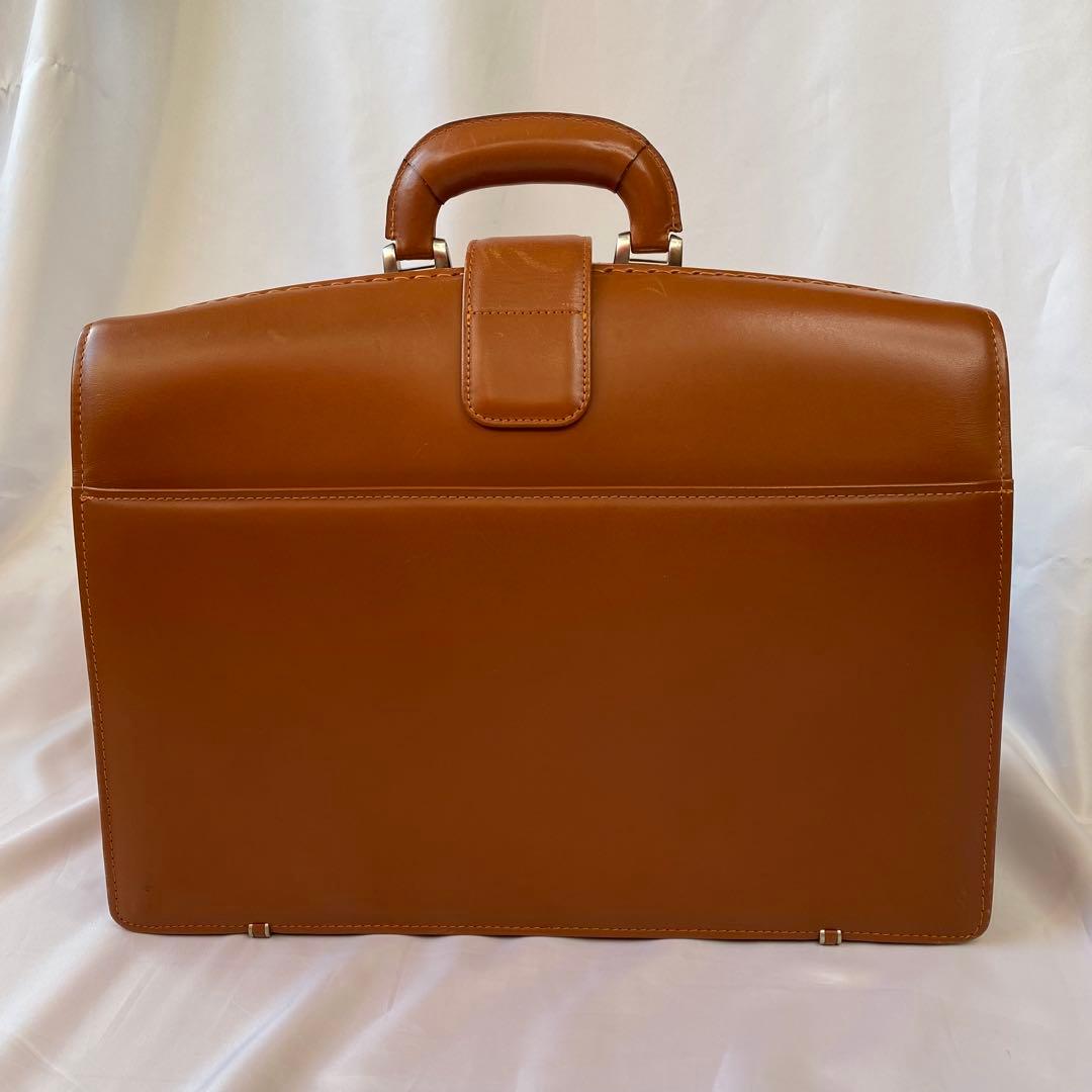 ダレスバッグ ダイヤルロック キャメル 日本製