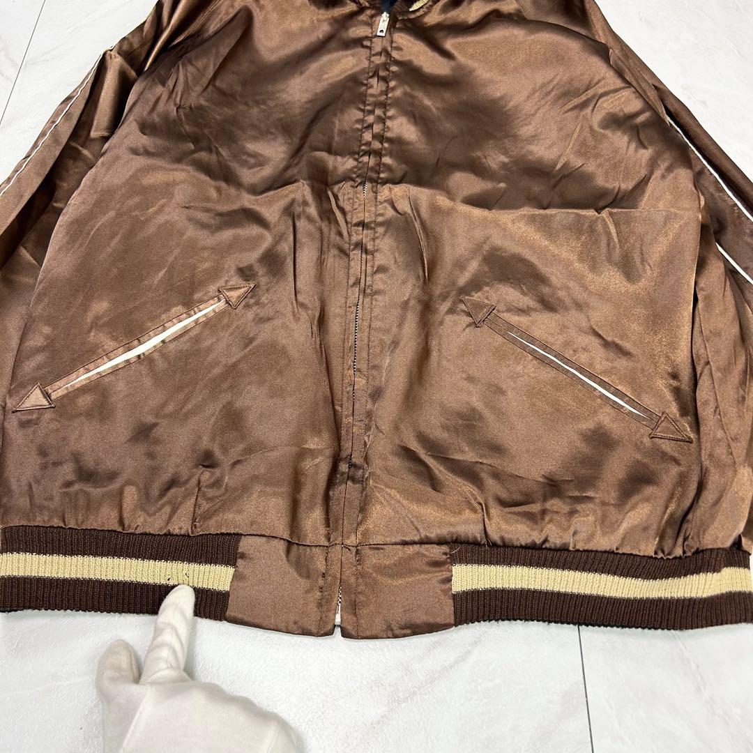 テーラー東洋 スカジャン リバーシブル BEAMS別注 龍虎 黒 Lサイズ