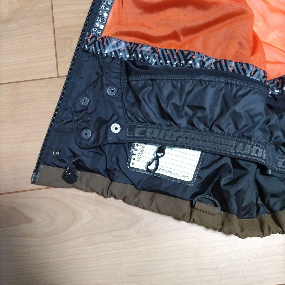 VOLCOM NIMBUSスノーボードウェア　Lサイズ　ブラウン系