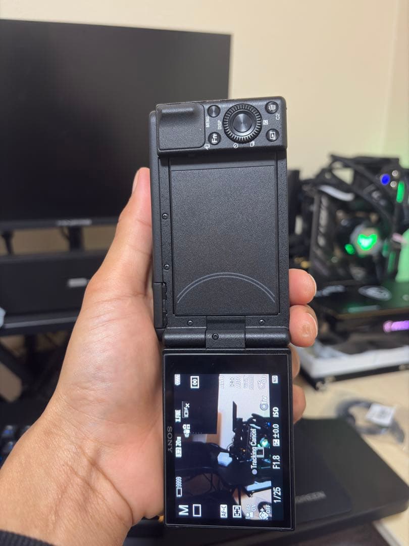 SONY ZV-1 Vlogカメラ 動作良好 バッテリー3個 充電器付き 箱なし