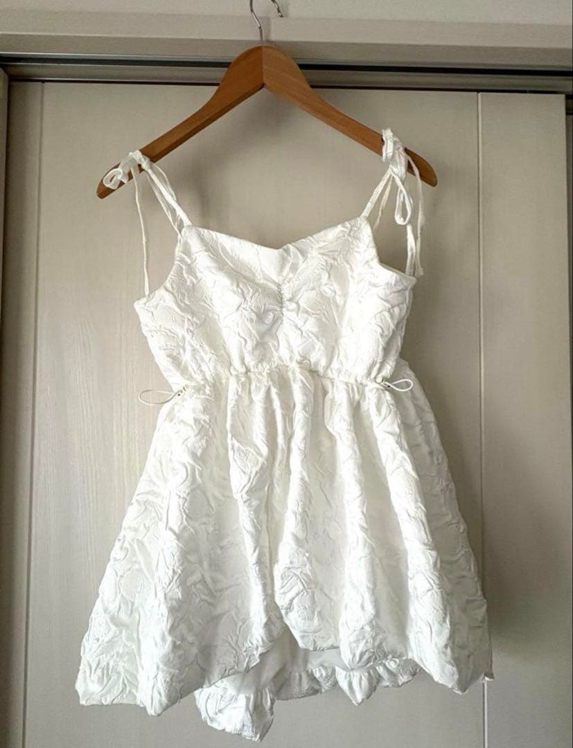 POPPY バルーンキャミチュニック（ホワイト）