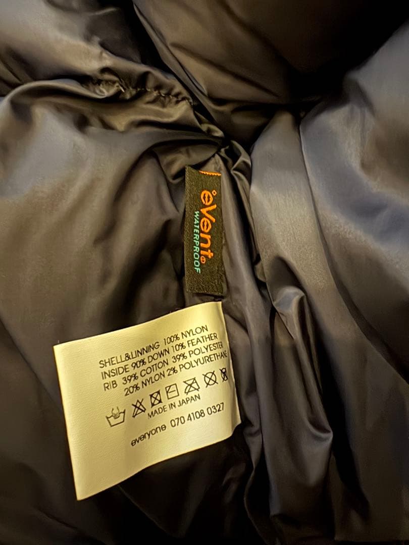 ジャケット・アウター everyone eVent down jacket (NAVY)L