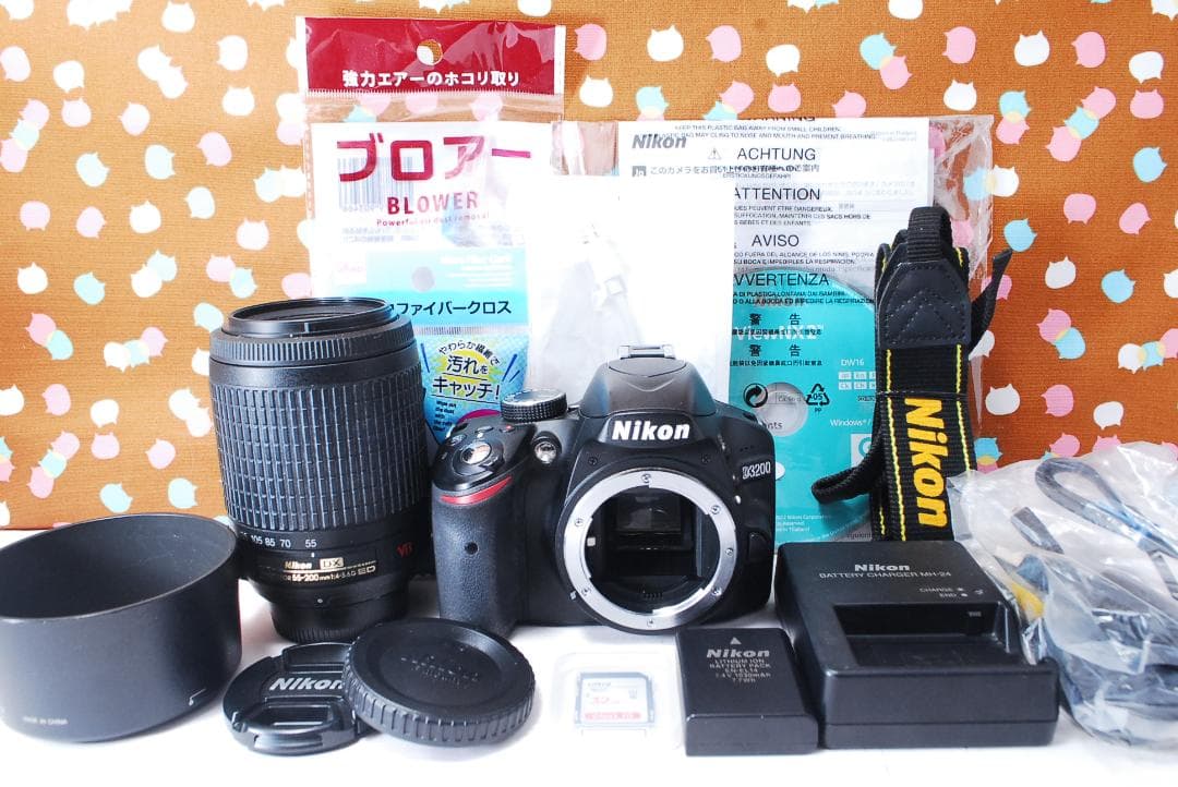 ✨元箱付き✨望遠レンズ✨Nikon D3200 レンズセット
