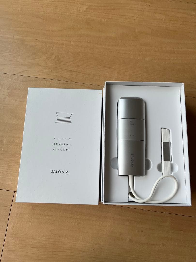 SALONIA 脱毛器 フラッシュ クリスタル シルクエピ