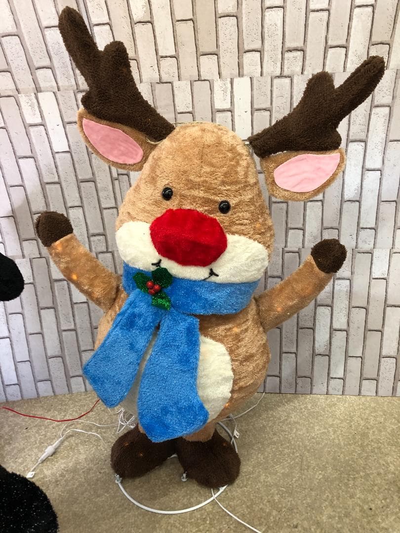 サンタとそのともだちのLEDライト♡イルミネーションサンタトナカイ4体