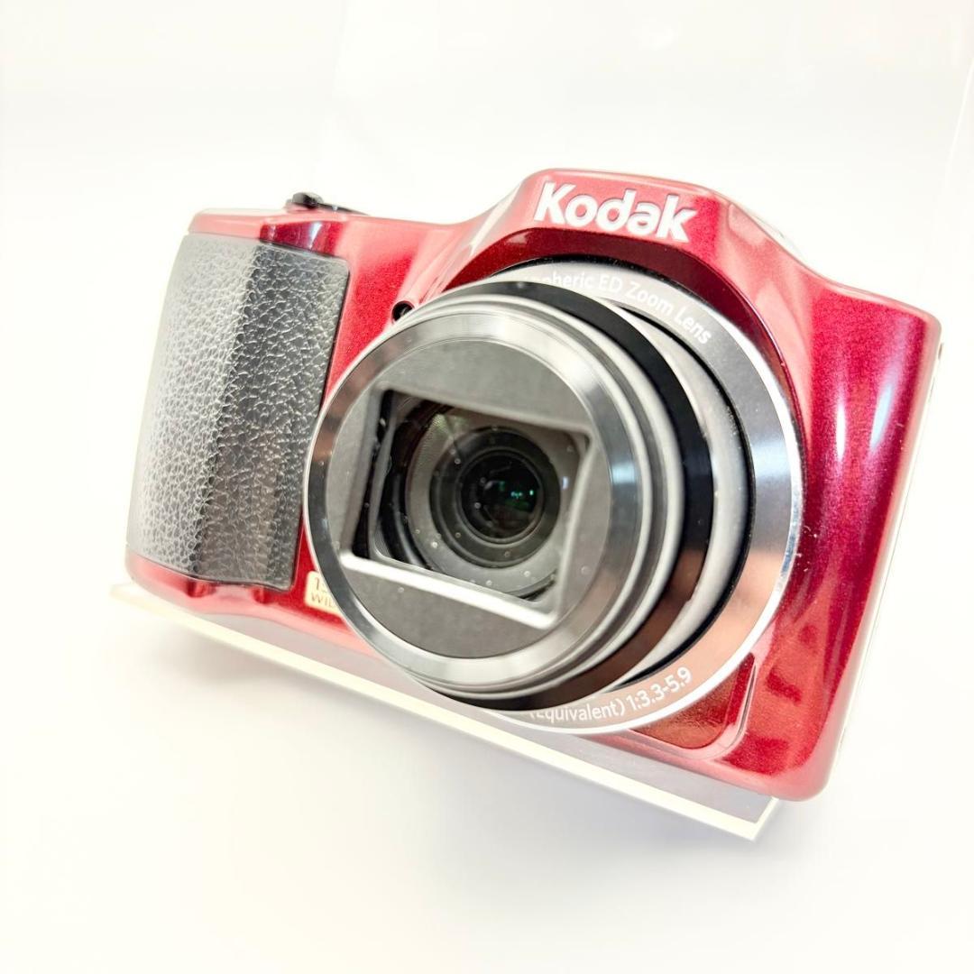 美品　Kodak コダック　PIXPRO fz152 レッド デジタルカメラ