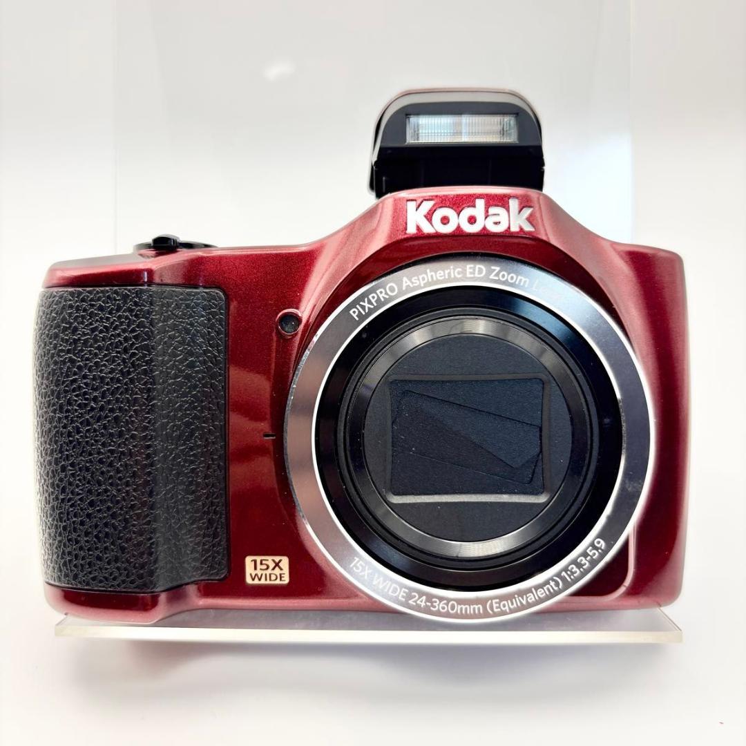 美品　Kodak コダック　PIXPRO fz152 レッド デジタルカメラ