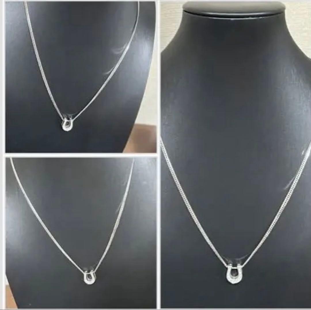 つ*様 PT900馬蹄喜平チャームの み、天然ダイヤ付き、50g入ります